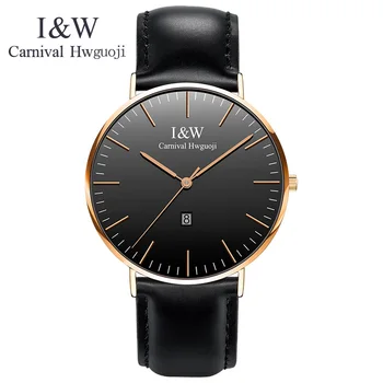 

2018 Fashion Mens Watches Top Brand Luxury Carnical Watch MenComplete Calendar Women Watches Montre Stainless Steel Simple Gift