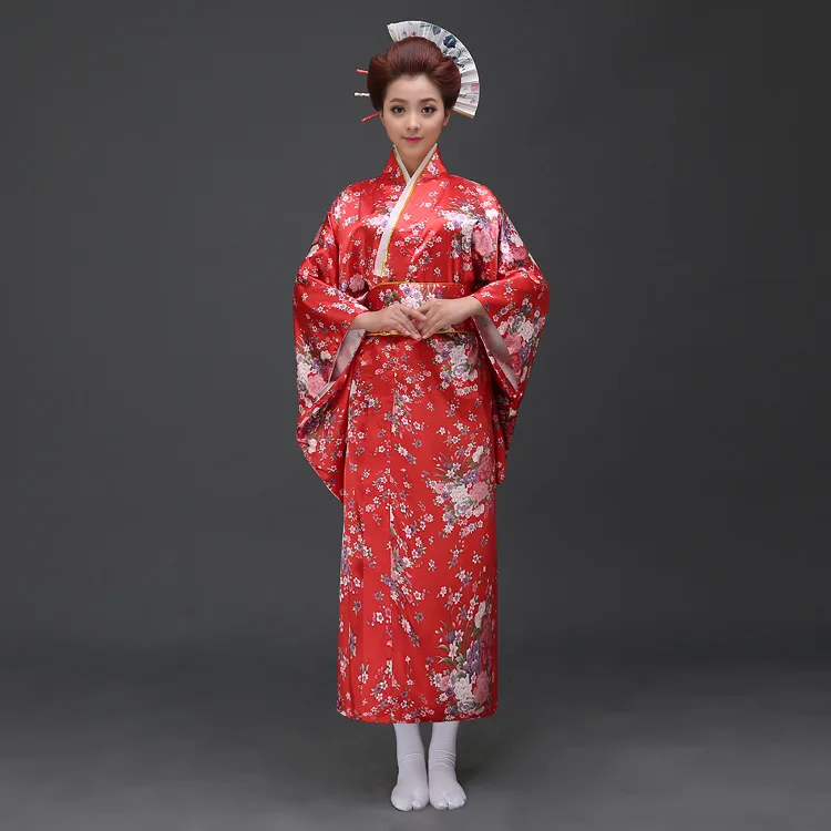 New Arrive Women Anese Kimono Traditional Costume Female Yukata New Arrive Women Anese Kimono Traditional Costume Female Yukata With Bowknot Lady Robe Ancient Clothes 12 In Asia Pacific Islands Clothing