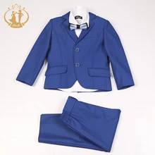 Nimble Blue Suit for Boy Single Breasted Boys Suits for Weddings Costume Enfant Garcon Mariage Suits for Boys Jogging Garcon nimble suit for boy terno infantil costume enfant garcon mariage boys suits for weddings costume garcon mariage boy suits formal