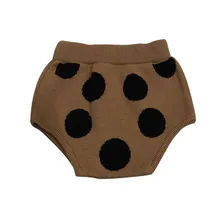 Darcoo BB осень-зима маленьких Шорты для девочек и мальчиков Хлопковые вязаные шаровары Шортики в горошек Костюмы Шорты PP для детей