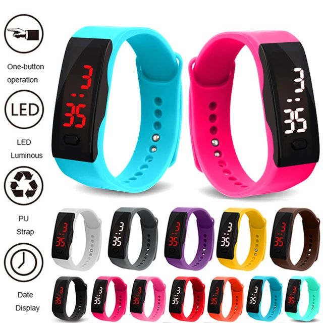 Reloj Nina New Watches Kids LED Digital Sport Watch Boys Girls Men Women Electro Reloj Nina New Watches Kids LED Digital Sport Watch Boys Girls Men Women Electro
