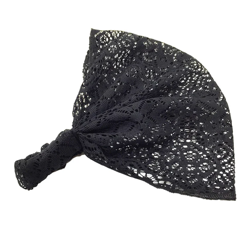 2018 New Women Yoga Lace Hollow Head Wrap Wide Headband Flower Hairband Hair Band Accessories Wholesale And Wholesale  #K29 (4)