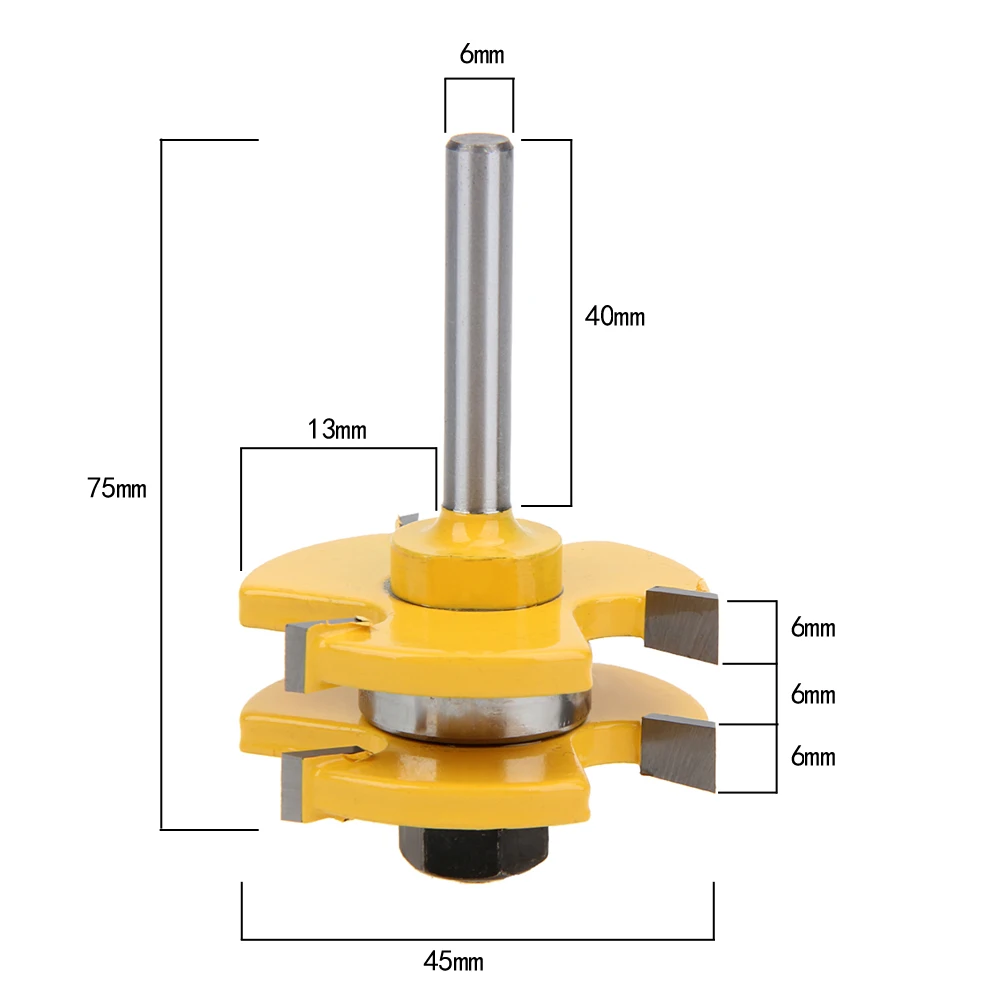 2 шт./компл. для создания выпуклой филенки деревообрабатывающий инструмент комплект 3/4 Stock 1/" для конических фрез 3 зубца T-shape форме, благодаря чему создается ощущение невесомости с хвостовиком соответствием концевых фрез для вырезания гребней и пазов