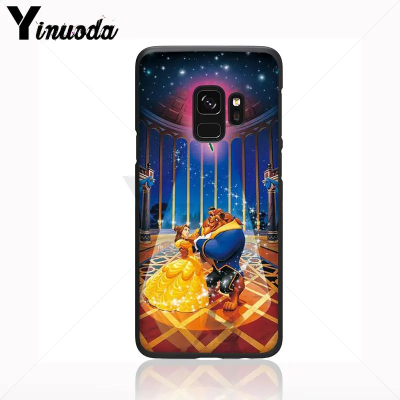 cartoon Beauty Beast Rose Princess Art Print