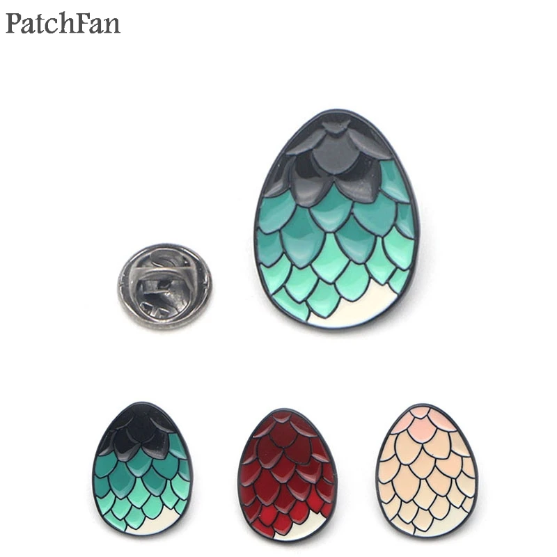 

Patchfan Game of thrones Dinosaur dragon Zinc Pins backpack clothes brooches for men women hat decoration badge medal A1396