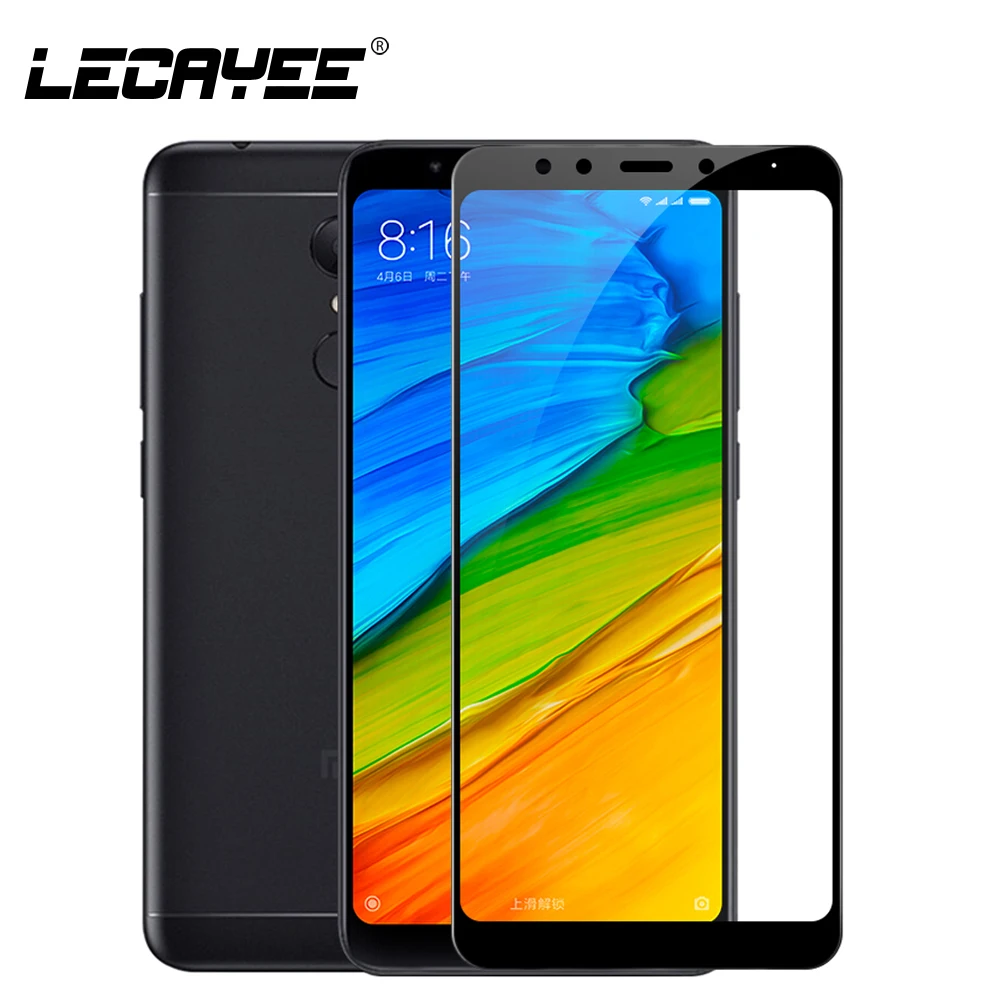 LECAYEE 2.5D 9H жесткое стекло для Redmi 5 Plus Xiaomi 5A Note Prime полное покрытие экран защитное HD |