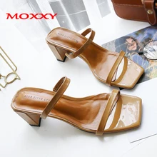 2019 New Summer Sexy White Sandals Women Sandals 5 CM High Heel Sandals Outdoor Slippers Slides Shoes Woman zapatos de mujer summer women sandals gladiator sandals women strange metal high heel 9 cm womens shoes 2018 zapatos mujer plus size hl94muyisexi