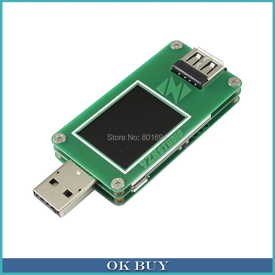 ZY1270 QC2.0 QC3.0 USB ток Напряжение кулонометр Ёмкость метр 3,5~ 24 V 3A USB2.0 тестер ЖК-дисплей Дисплей