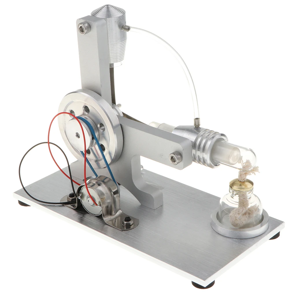 Мини Размер l-образный Модель двигателя Стирлинга двигатель электрическая мощность генератор физические наборы для экспериментов