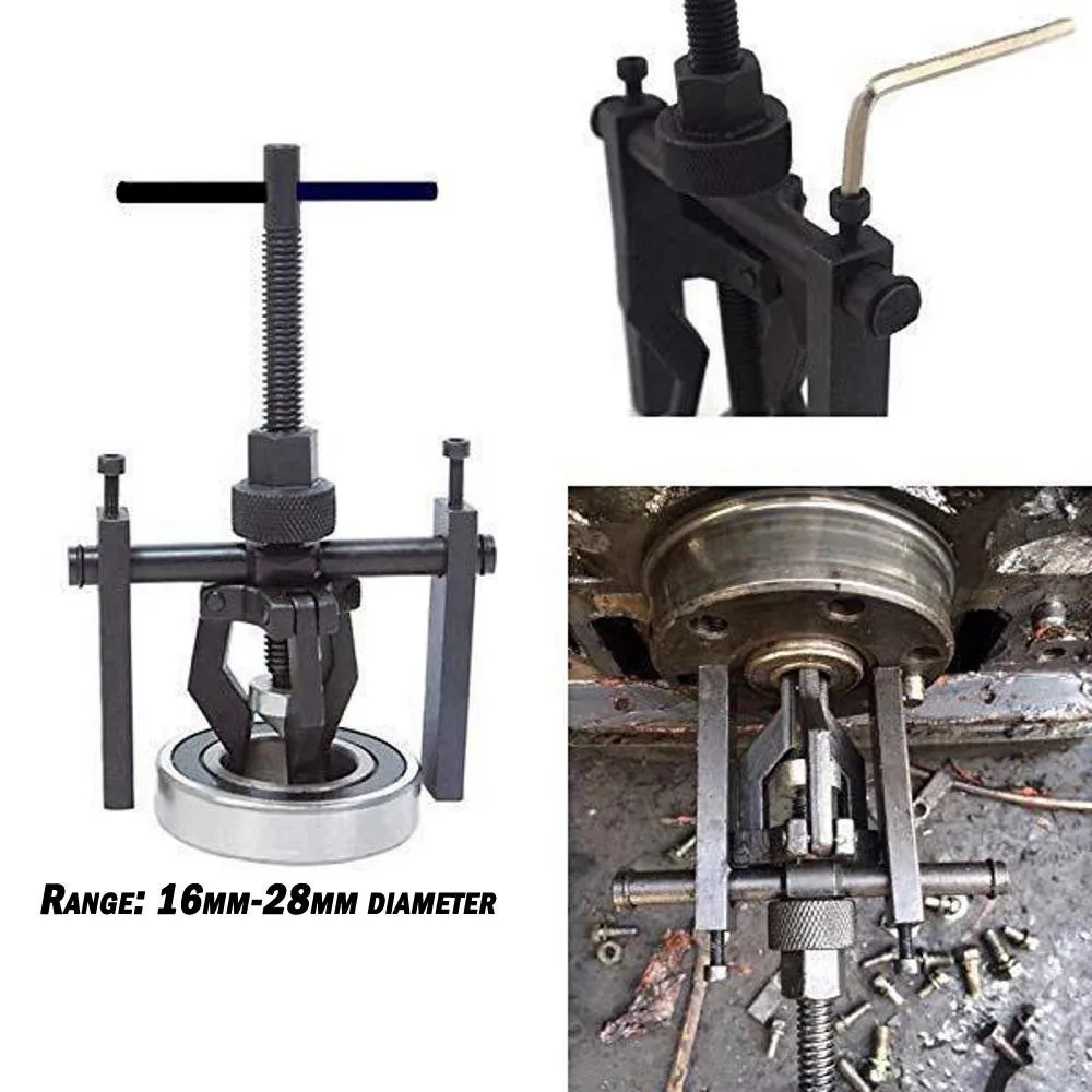 Инструмент 3 челюсти пилот внутренняя подшипника инструмент втулка шестерни экстрактор мотоцикла 12-38 мм съемник подшипников инструменты для маникюра