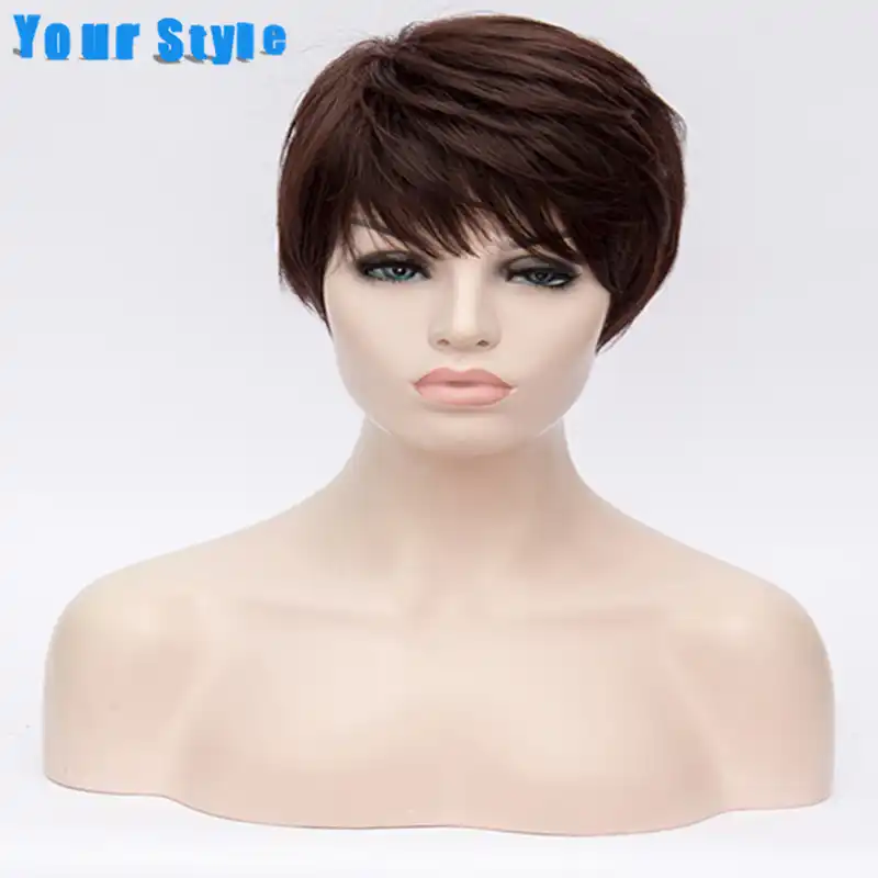 Your Style Synthetic Short Cut Curly Hairstyles Natural Afro Hair