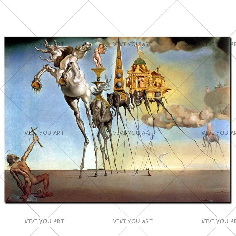 Декоративная абстрактная картина Dali ручной работы высокого качества | Дом и сад