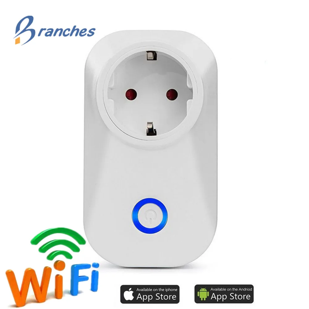 

WIFI Smart Plug Switch Smart wifi Socket EU Plug Audio Control Smart Timing Socket Wireless Outlet Voice Intelligent Control