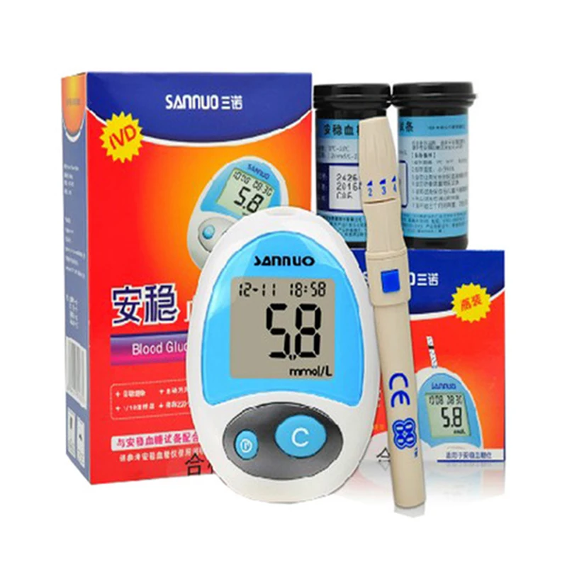 AnWen Blood Sugar Tests Device Blood Glucose Meter