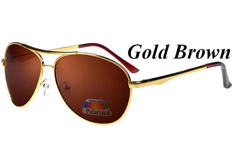 CHUN L21 Новые мужские и женские брендовые солнцезащитные очки, поляризационные очки, мужские Брендовые очки для вождения, солнцезащитные очки - Цвет линз: Gold Brown