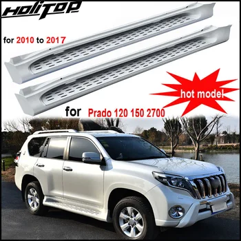 

Newest side step pedals foot board nerf bar for Toyota Land Cruiser Prado 150 series 2700 4000,2010-2019, high quality guarantee