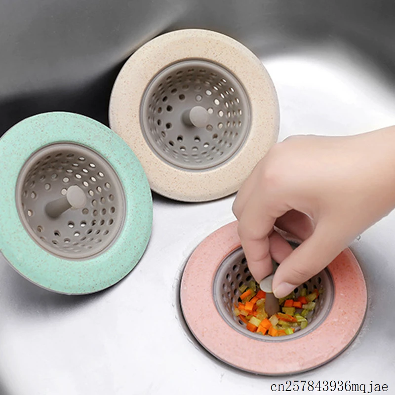 50pcs Kitchen Sink Filter Screen Floor Drain Hair Stopper Bath Catcher Hand Plug Strainer Cover Tool | Дом и сад
