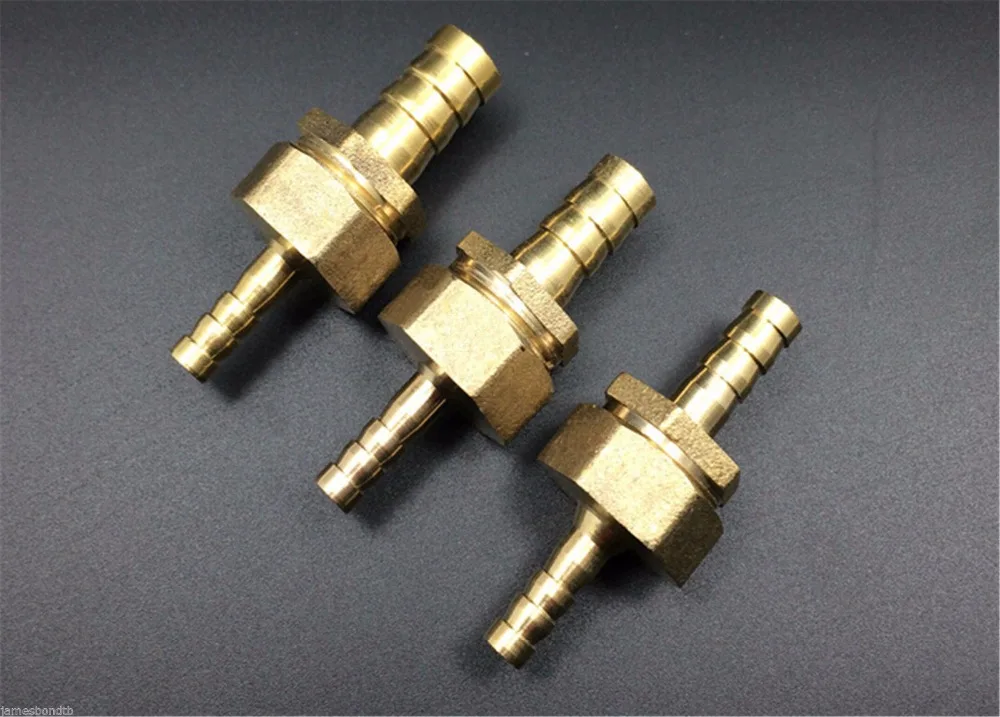 2 Pairs of 12mm To 14/16/19/25mm Brass Hose Barb Hose Air Hose Fittings