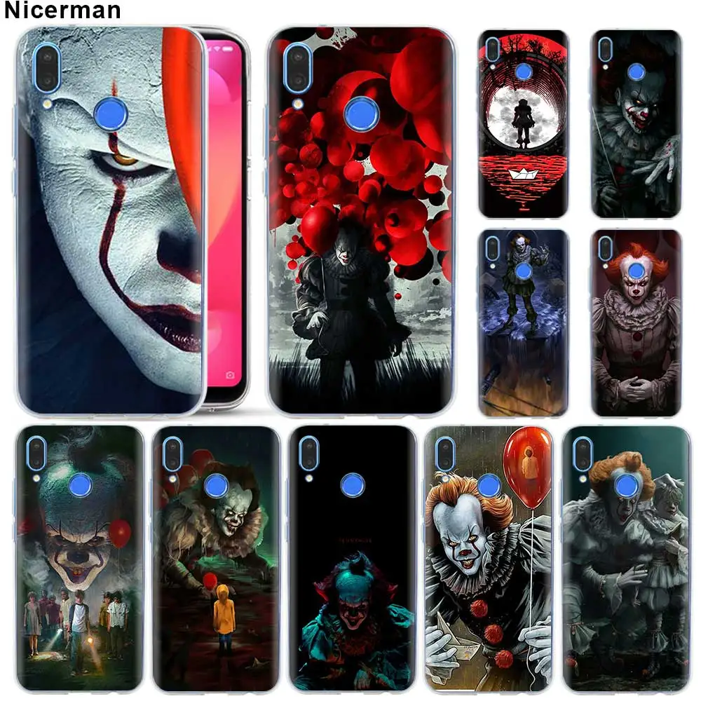 

Pennywise Clown Horror Phone Case for Redmi Note 7 7S 5 6 Redmi K20 Pro 6 6A 7A 5 Plus 4X S2 Y3 GO Silicone TPU Case Fundas