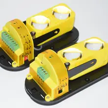 2 луча 60 м Диапазон окна, двери ворота Открытый проводной активный инфракрасный сенсор детектор периметра сигнализации фотоэлемент безопасности луч