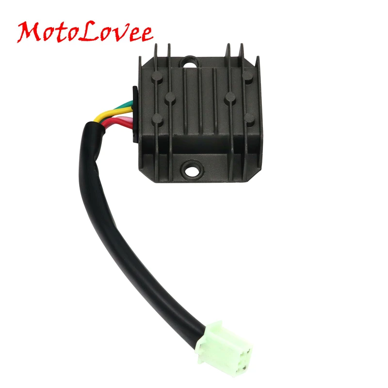 MotoLovee 4 Контакты провода регулятор напряжения Выпрямитель GY6 150 250cc ATV Quad мопед