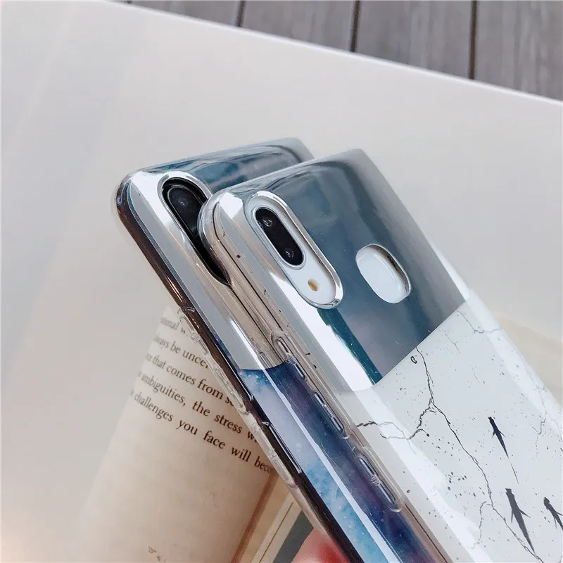 Чехол для телефона с мраморным Зеркалом Для Huawei P30 P20 Pro P10 P Smart Plus Nova 3 4 3i 3E 4E Mate 10 8