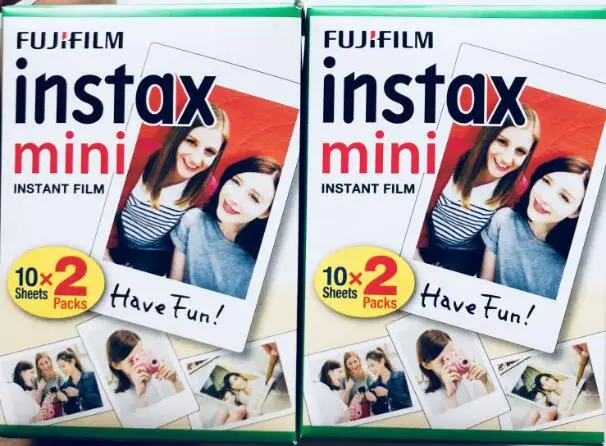 Оригинальная пленка Fujifilm Instax Mini 50 шт. 50 60 40 20 10 листов для Fuji Instax минисумка для Камера фотоаппаратов моментальной печати 7s 8 9 90 25 55 Share SP-1 SP-2 - Цвет: 40 sheets