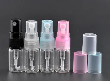 

2017 New 500pcs Mini Glass Bottle With 2 ml Travel Small Spray Bottles Vials Atomizer Wholesale