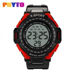PHYTO Fashion Универсальные мужские часы цифровой High-End Multi-function 30 м спортивные водостойкие электронные мужские часы zegarek
