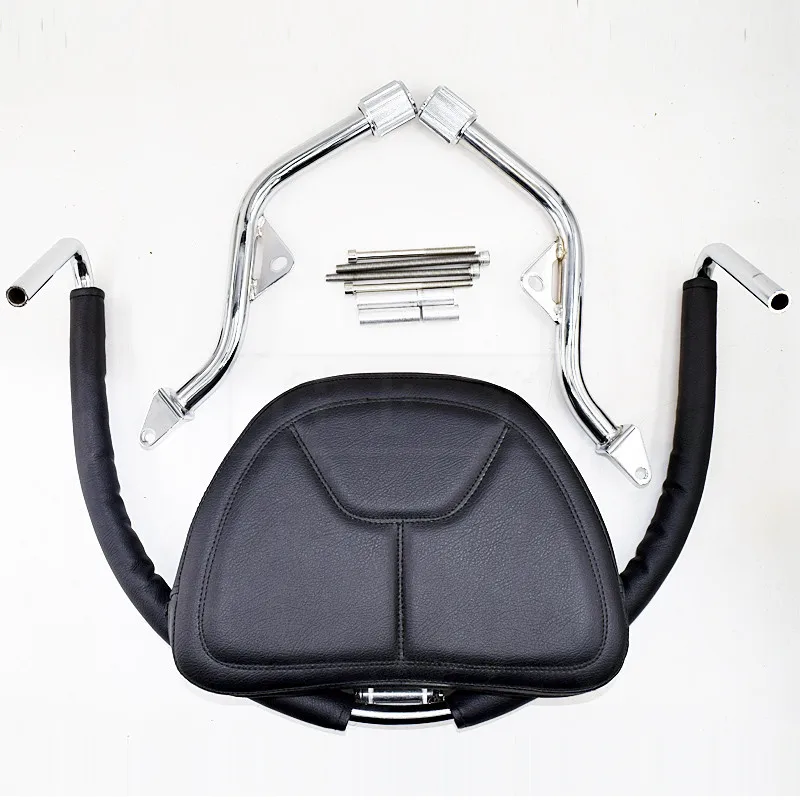 Buy Motorcycle PU Leather Adjustable Driver Backrest