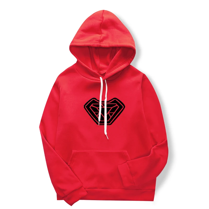

New comic print hoodies for 2019 street wear, hip hop red, black, grey and pink hoodies for men and xs-4xl sweatshirts