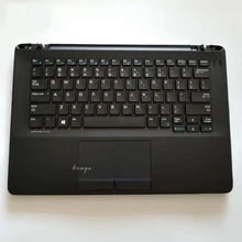 Подлинная для DELL Latitude E7270 упор рук Сенсорная панель сборка W/клавиатура P1G5D 0P1G5D