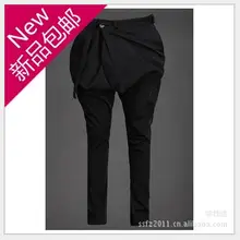 Мужская одежда большего размера,, Корейская версия мужских повседневных брюк, одежда для сцены/27-39