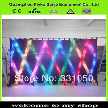 Медиа дисплей светодиодный видео занавес стены