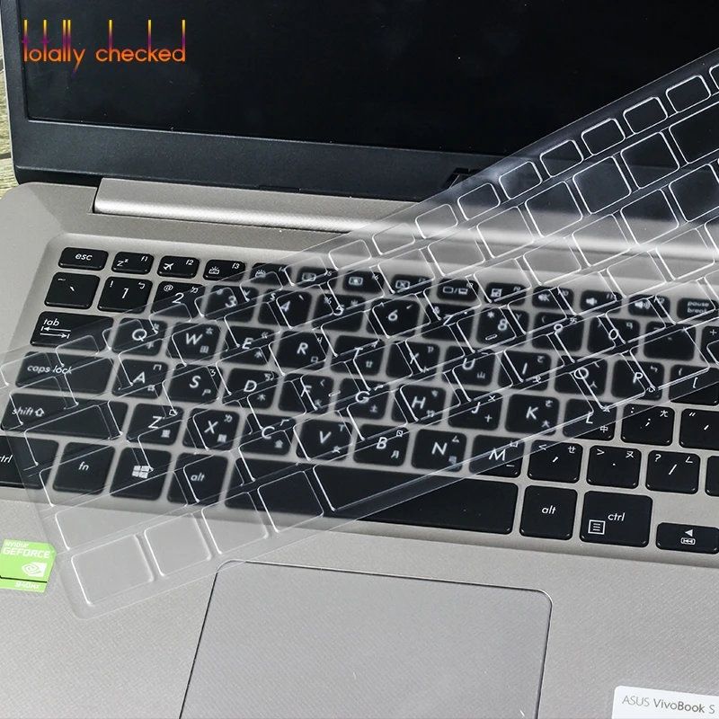 Защитная крышка для клавиатуры из ТПУ ASUS VivoBook S S510UA DB71 S510UQ EB76 15 X 510UQ | X505BA 6 дюймовый