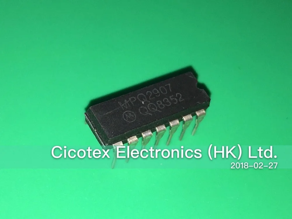 

5pcs/lot MPQ2907 DIP14 TRANS 4PNP 40V 0.6A