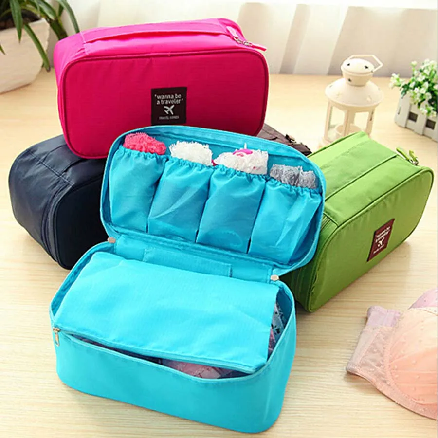 Wholesale Women Portable Travel Storage Bag Underwear Bra Organizer Bag ...