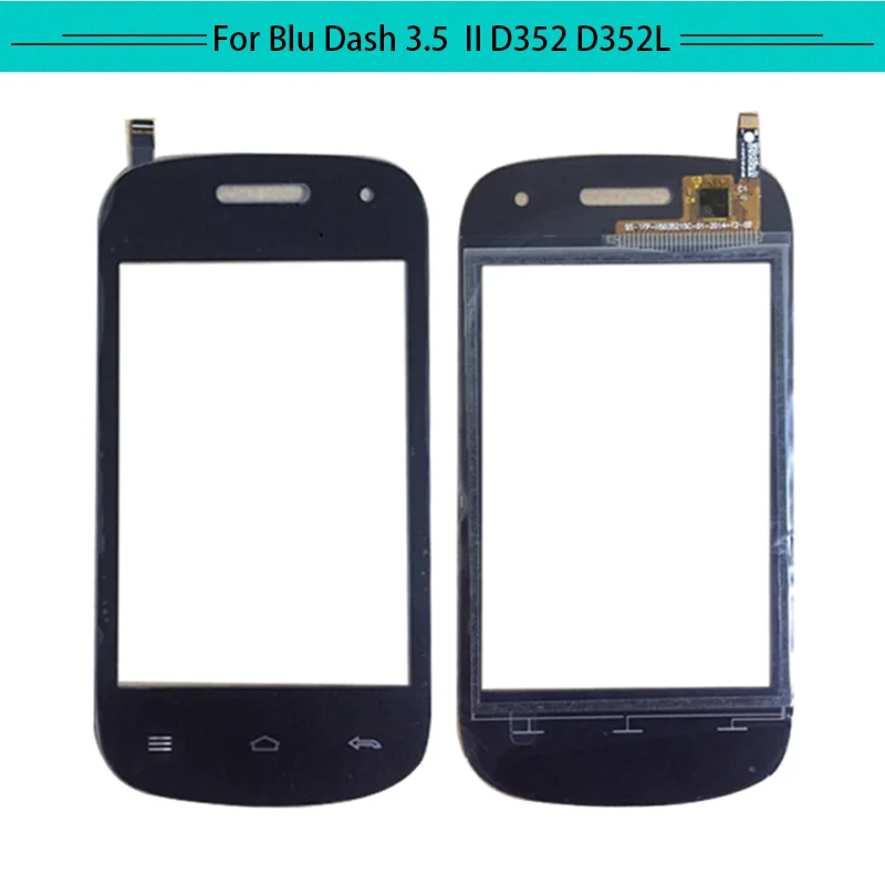 Протестировано 20 шт./лот для BLU Dash 3.5II D352 сенсорный экран стекло дигитайзер