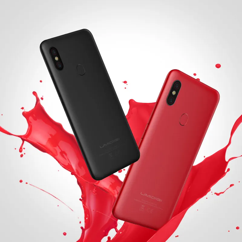 Clearance UMIDIGI F1 Play Android 9.0 6GB RAM 64GB ROM 48MP+8MP+16MP Cameras 5150mAh 6.3" FHD+ Helio P60 Global Version Smartphone Dual 4G 3