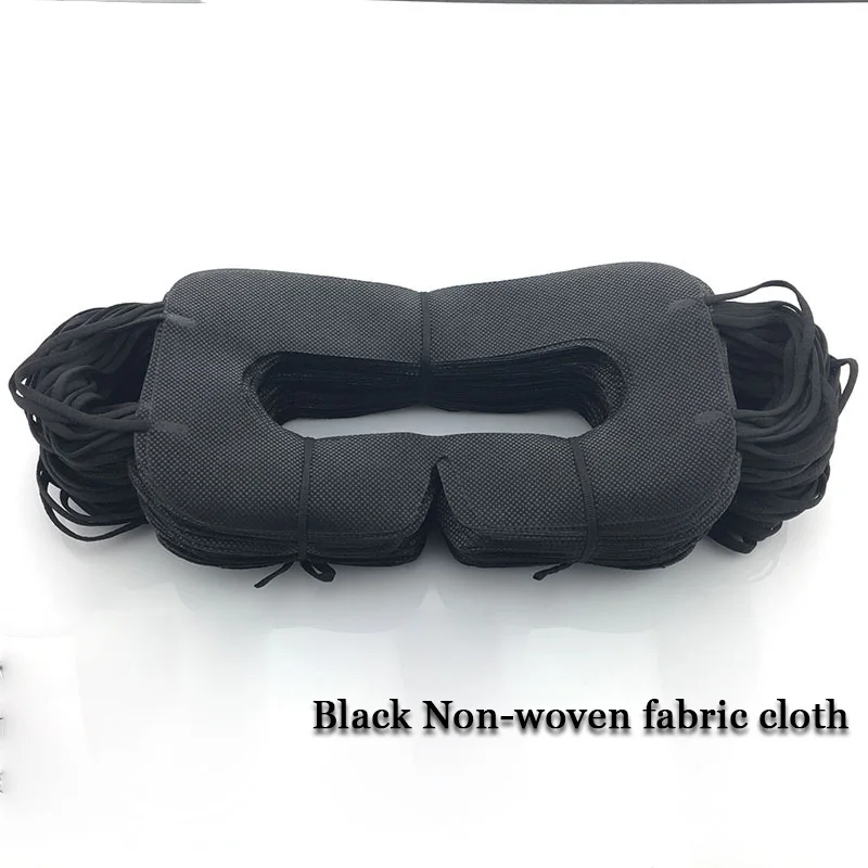 Claite 100 шт черные одноразовые защитные гигиенические накладки для глаз, маски для лица, накладки для htc Vive для 3D очков виртуальной реальности
