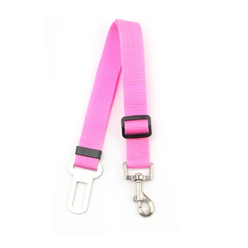 Остегиваемый ремень безопасности для перевозки собак и других питомцев - Цвет: pink