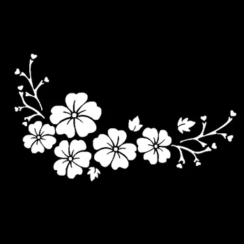 

Dewtreetali Hot Sale 30*14CM Waterproof Sticker Engraving Flower Pattern Car Sticker Delicate Car Stickers