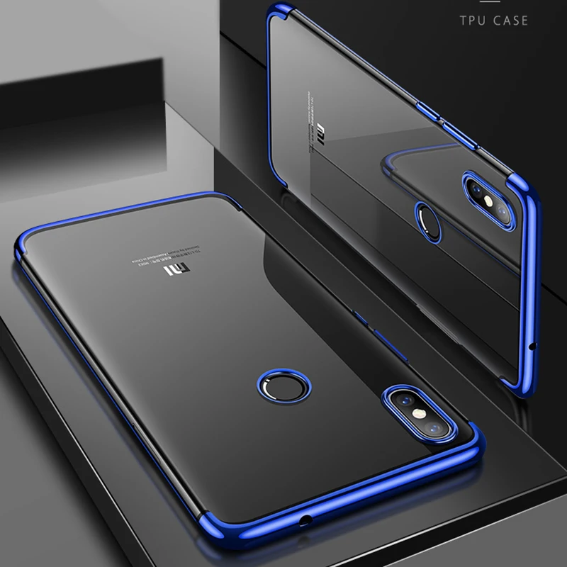 Чехол для Xiaomi Mi 8 SE прозрачный мягкий силиконовый тонкий чехол из ТПУ с покрытием