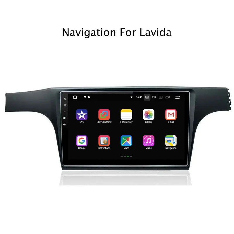 Best 10.1" 2G RAM 16G ROM Android 8.1 Car DVD Multimedia Player For VW Lavida 2013-2014 GPS Navigation Radio Stereo Audio 4