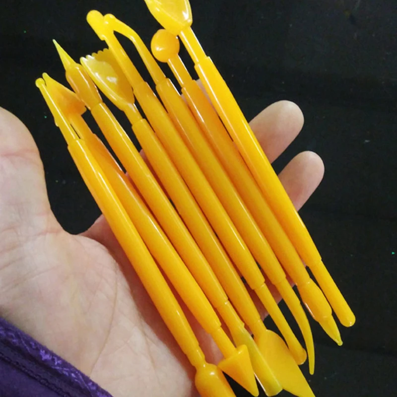 8pcs /set Children Polymer Clay Tools Polyform Plastic Tools Set for