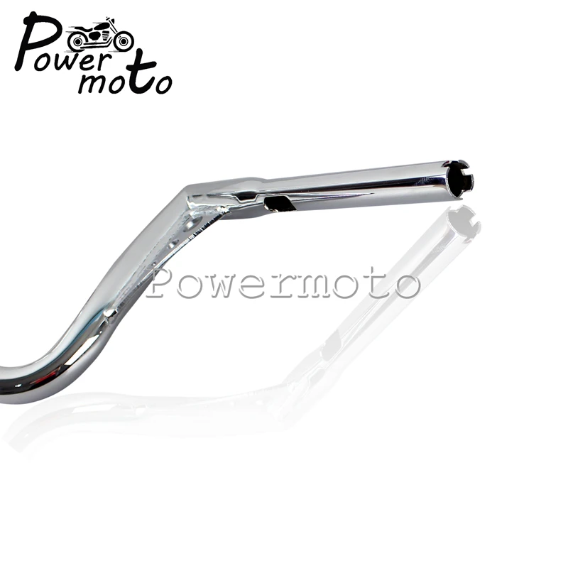 Хромированный руль мотоцикла 1" Rise Handle Bar для Harley Sportster Touring Softail FLST FXST XL Custom