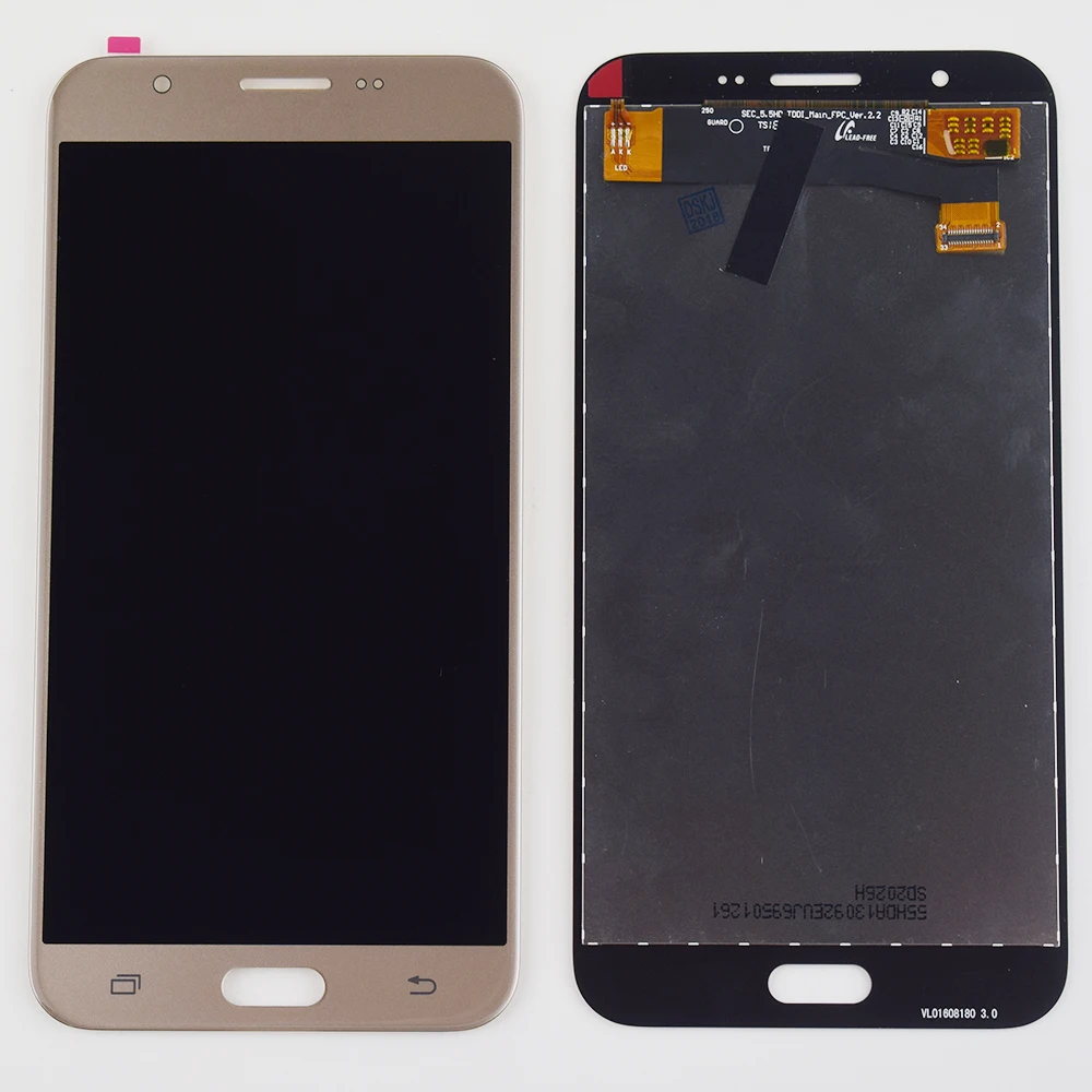 Отрегулируйте Для Samsung Galaxy J7 j727 ЖК экран сенсорный датчик дигитайзер сборка