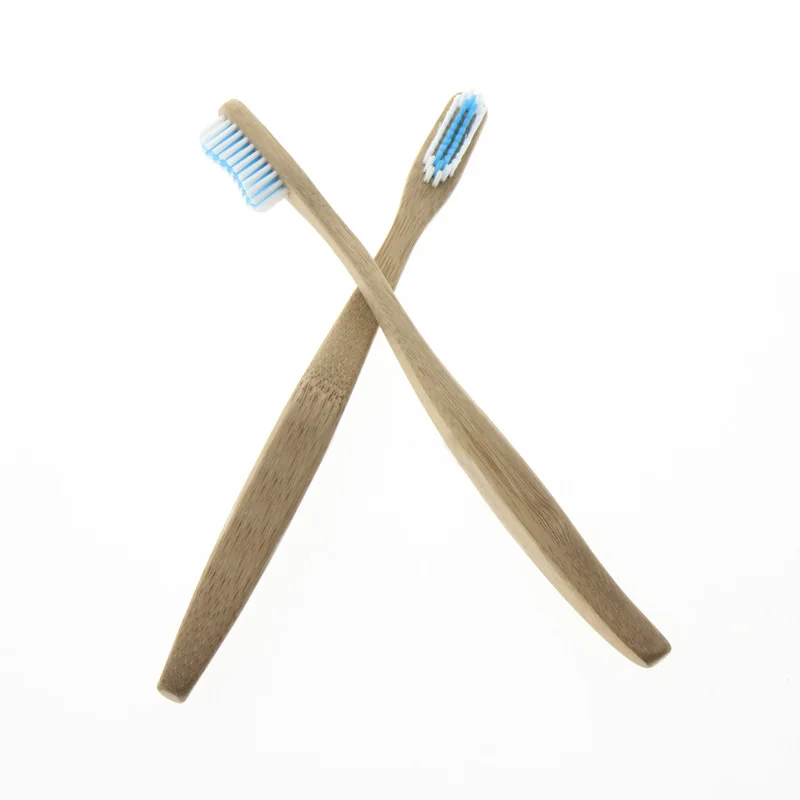 2 шт./компл. FDA сертификация мягкая щетина Толстая ручка для взрослых Зубная щетка из натурального бамбука зубная щетка с коробкой