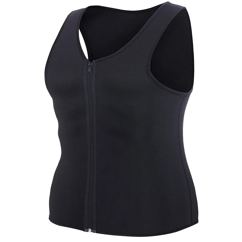 Men Sauna Running Vest Tank Tops Shapewear  (4)