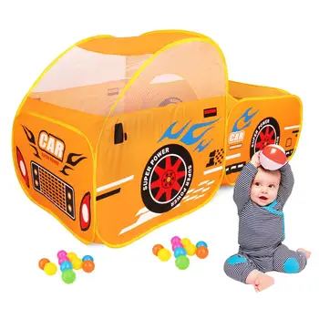 

Children Tent Game House Car Model Play House Ocean Ball Pool Large Size And Capacity Three-sided Mesh Design